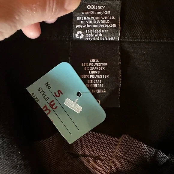 Disney Jack Skellington Black Denim Jacket The Nightmare Before Christmas - Picture 5 of 9